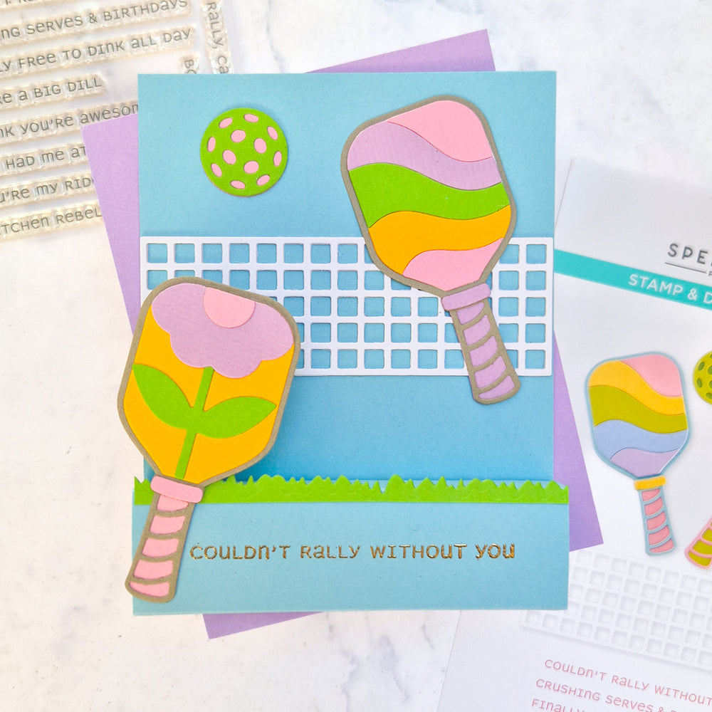Born to Dink Clear Stamp & Die Set