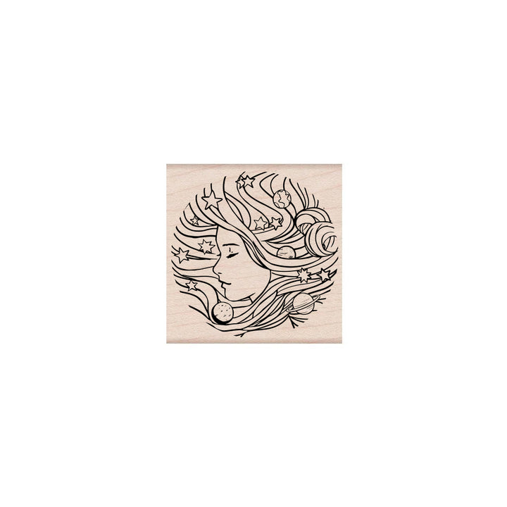 Universal Woman Woodblock Stamp