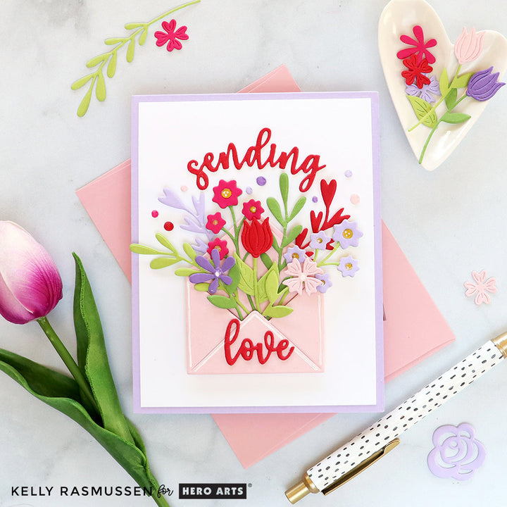 Floral Envelope Die Set of the Month - January 2025