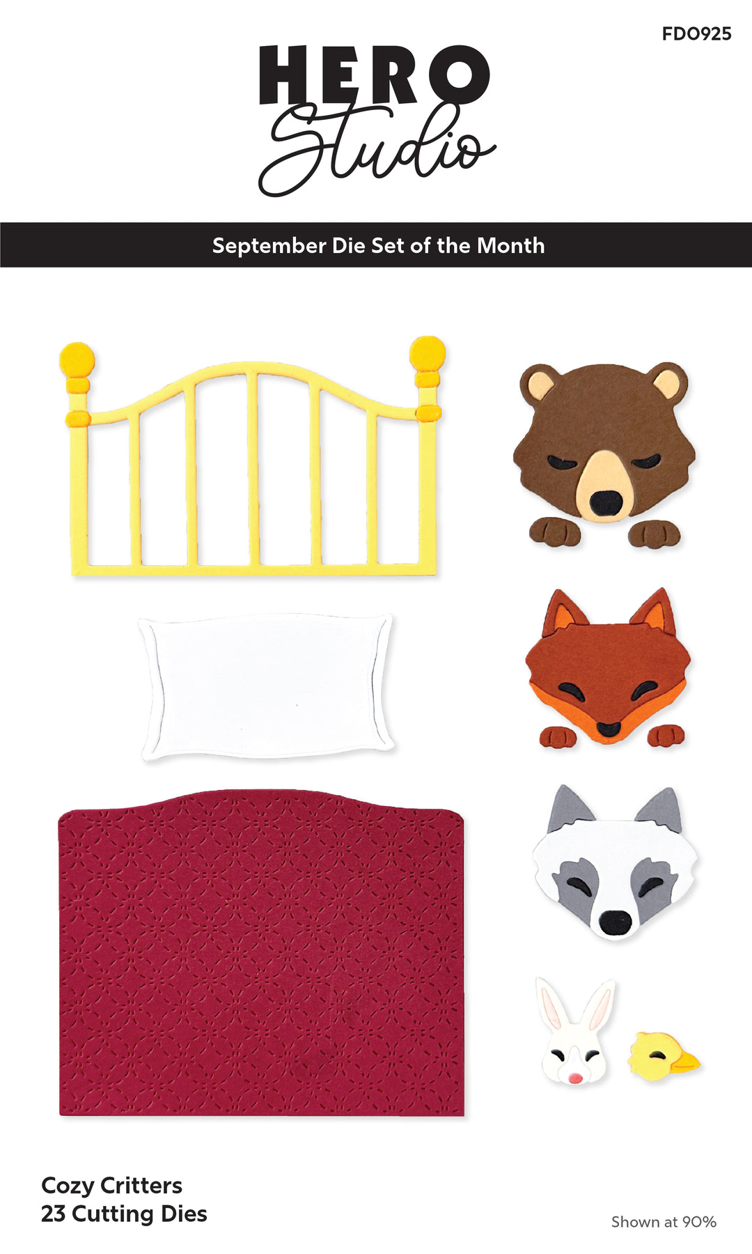 Cozy Critters Die Set of the Month - September 2025