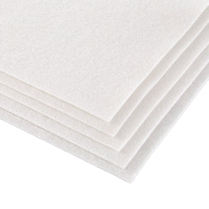 Merino Wool Felt Sheets - Snow
