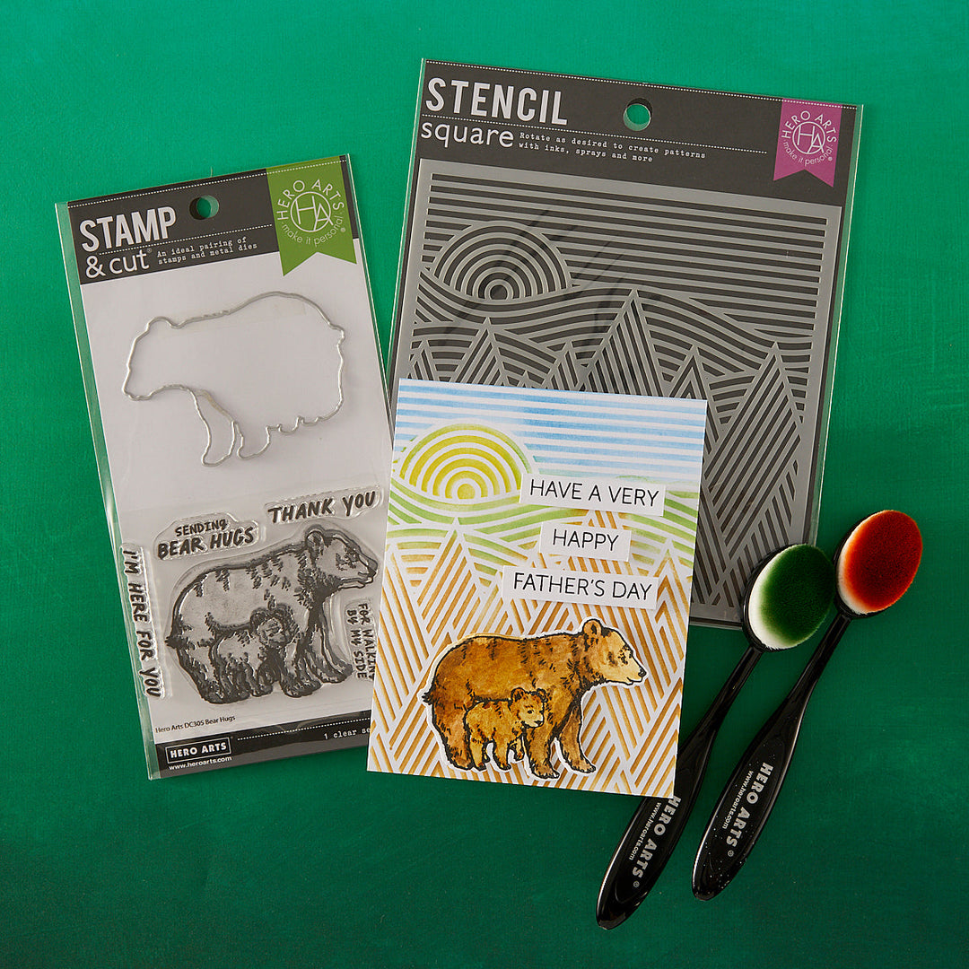 Bear Hugs Stamp & Cut