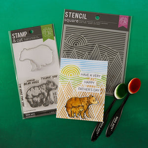 Bear Hugs Stamp & Cut