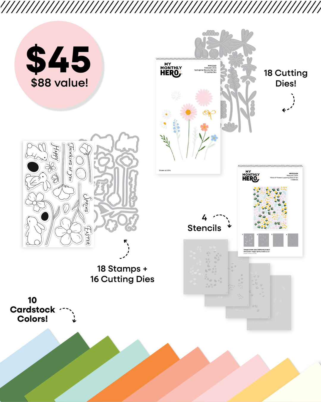 My Monthly Hero February Kit