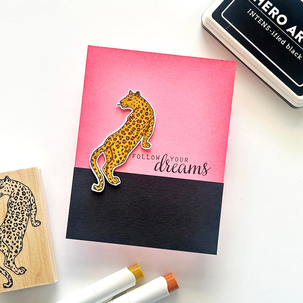 Leopard Woodblock Stamp