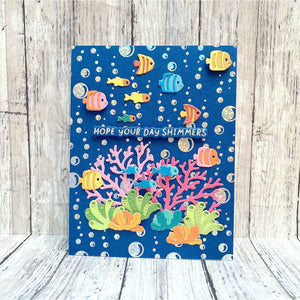 Beneath the Bubbles - Glimmer Hot Foil Kit of the Month (Plates & Die Only)
