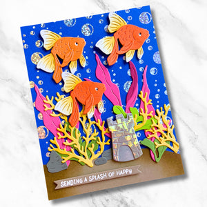 Beneath the Bubbles - Glimmer Hot Foil Kit of the Month (Plates & Die Only)
