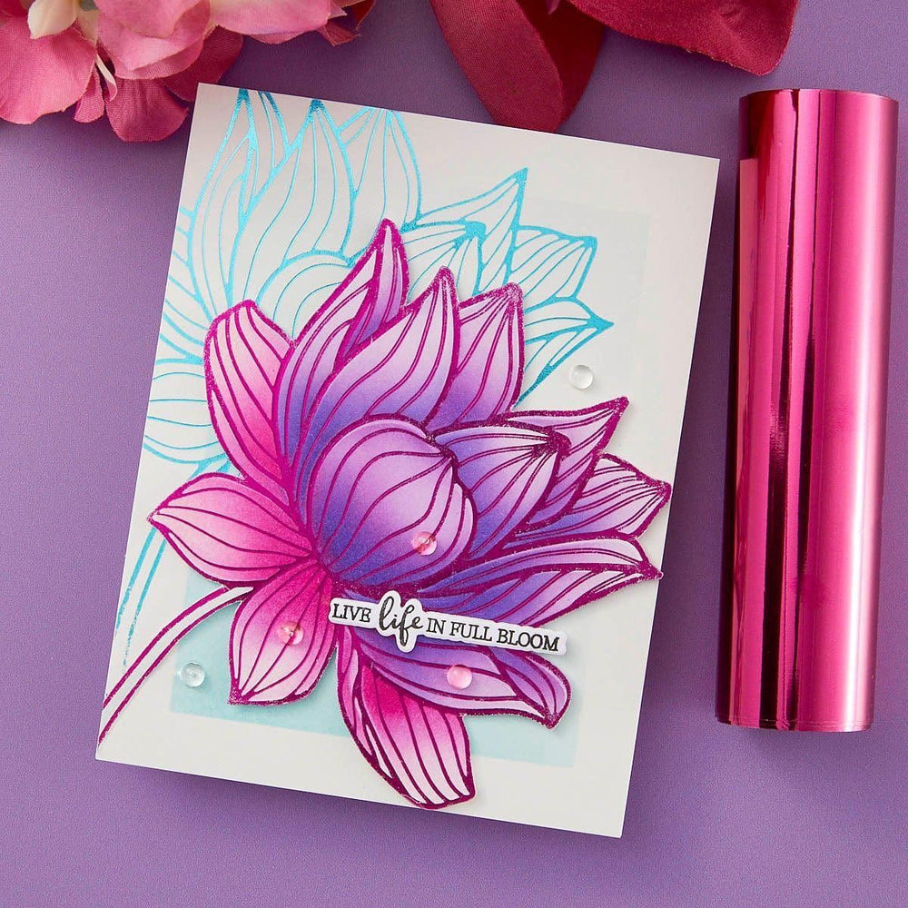 Tropical Bloom - Glimmer Hot Foil Kit of the Month (Plates & Die Only)