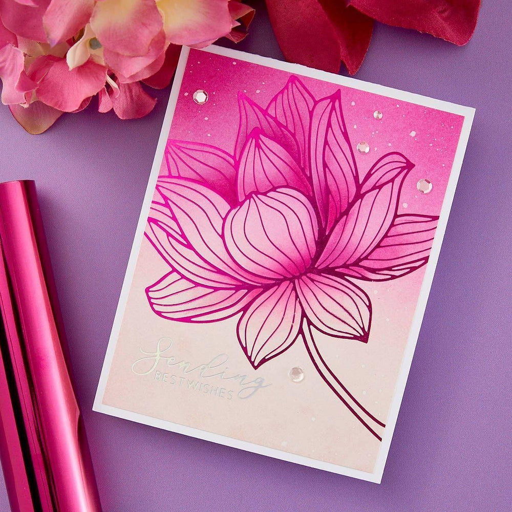 Tropical Bloom - Glimmer Hot Foil Kit of the Month (Plates & Die Only)