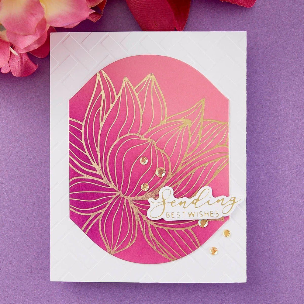 Tropical Bloom - Glimmer Hot Foil Kit of the Month (Plates & Die Only)