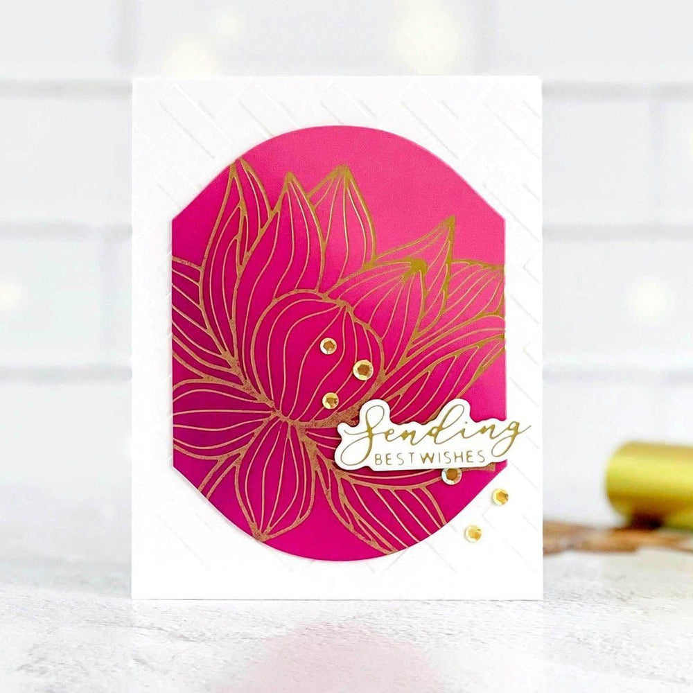Tropical Bloom - Glimmer Hot Foil Kit of the Month (Plates & Die Only)