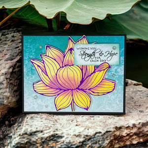 Tropical Bloom - Glimmer Hot Foil Kit of the Month (Plates & Die Only)