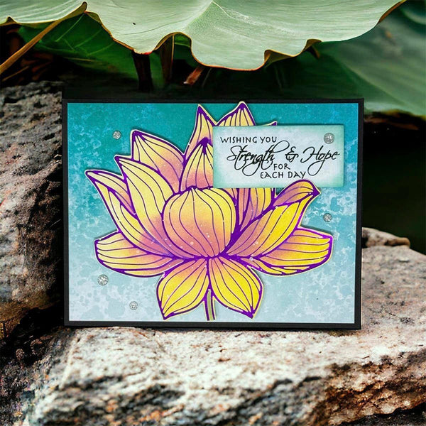Tropical Bloom - Glimmer Hot Foil Kit of the Month (Plates & Die Only)