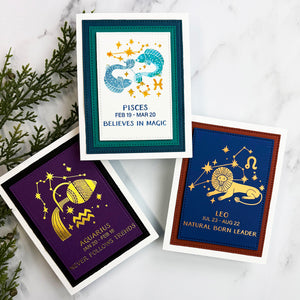 Block Print Pisces Registration Press + Foil Plate