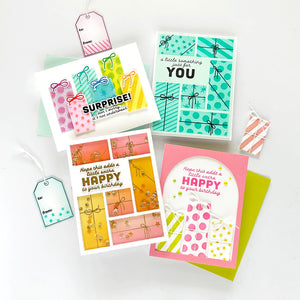 Gorgeous Giftwrap Layering Stencils