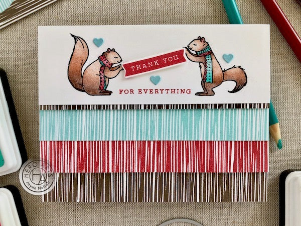 Christmas Squirrels Stamp & Die Set