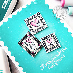 Postage Stamps Infinity Dies