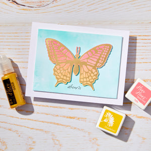 Butterfly Hot Foil Plate & Die Set from the Spring Whimsy Collection