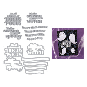 Spooky Season Letterpress + Foil & Die Set