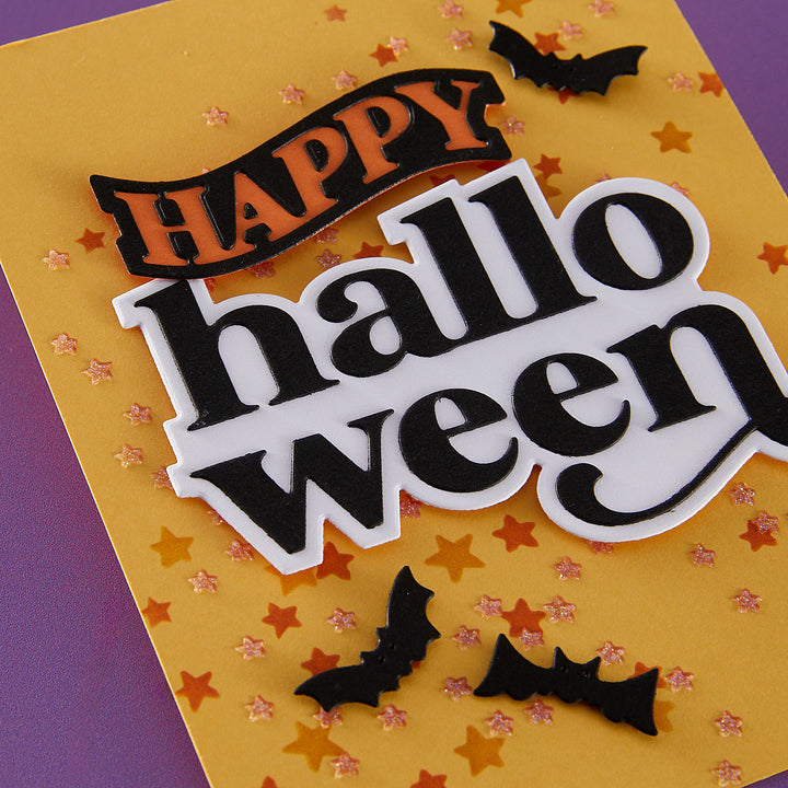 Hero Arts Color Layering Scattered Stars Stencils from the Hocus Pocus Collection