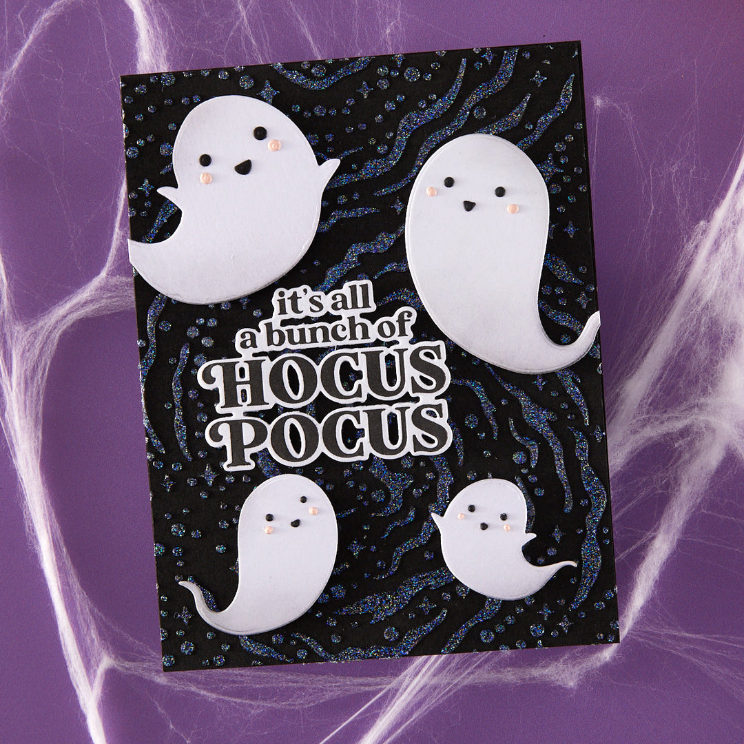 Hero Arts Spooky Season Letterpress + Foil & Die Set from the Hocus Pocus Collection