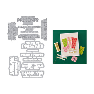 Here for the Presents Letterpress + Foil & Cut
