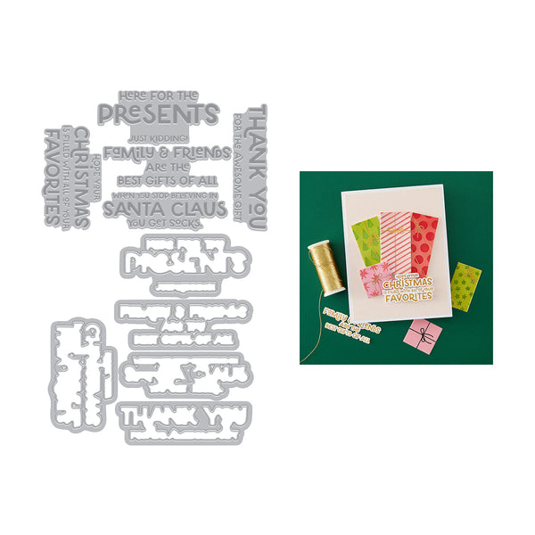 Here for the Presents Letterpress + Foil & Cut