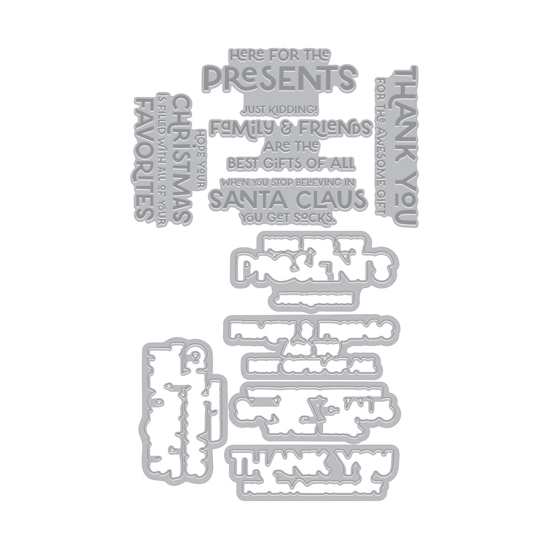 Here for the Presents Letterpress + Foil & Cut