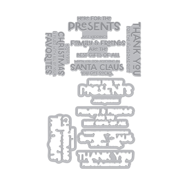 Here for the Presents Letterpress + Foil & Cut