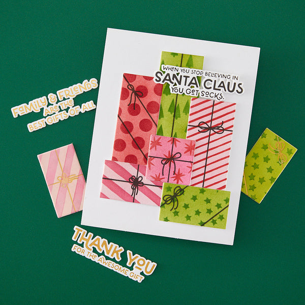 Here for the Presents Letterpress + Foil & Cut