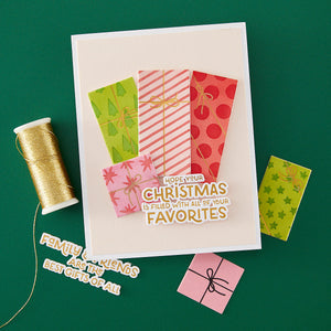 Here for the Presents Letterpress + Foil & Cut