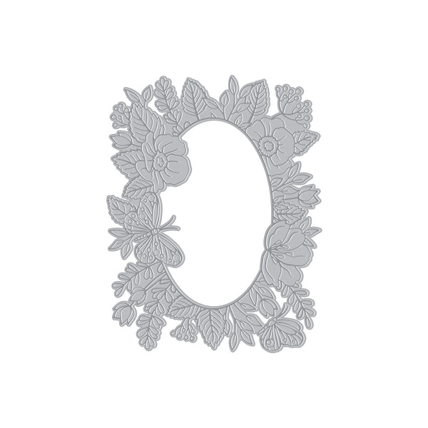 Floral Frame Letterpress + Foil Plate