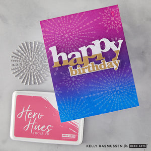 Starbursts Set Letterpress + Foil Plate from the Lovely LetterPress Collection