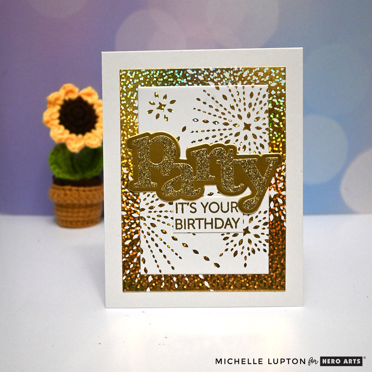 Hero Arts Starbursts Set Letterpress + Foil Plate | Hero Arts