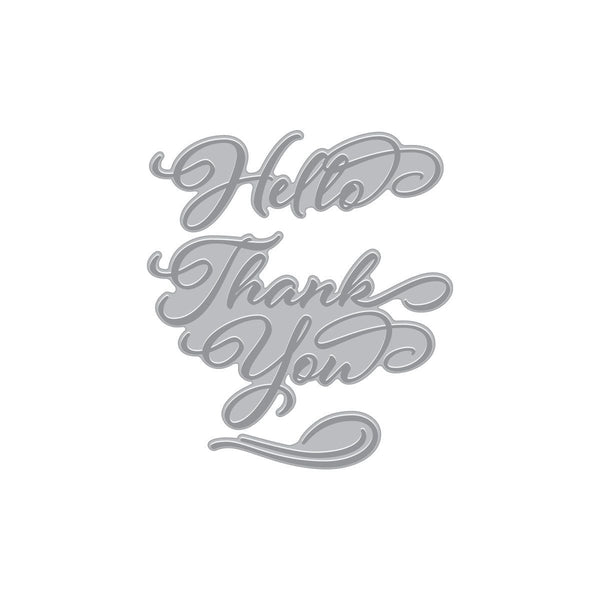 Hero Arts - Hello & Thank You BetterPress + Foil Plates