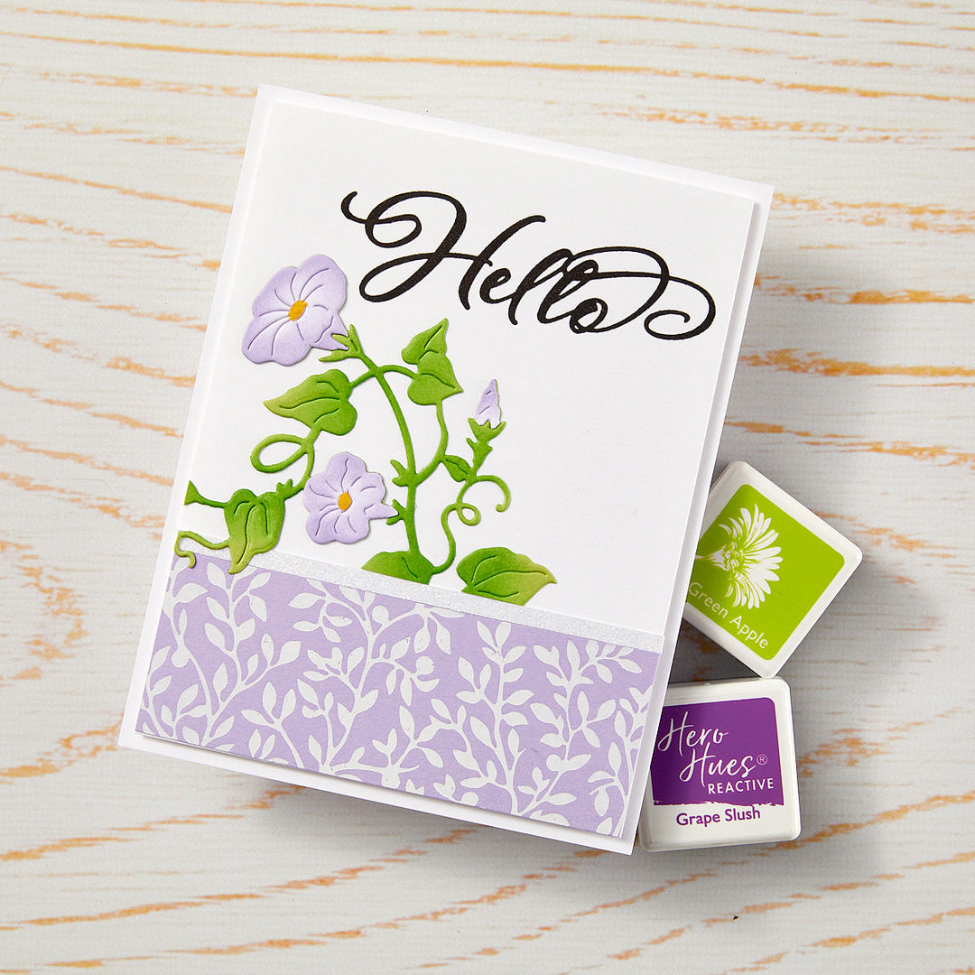 Hello & Thank You BetterPress + Foil Plates from the In The Garden Collection