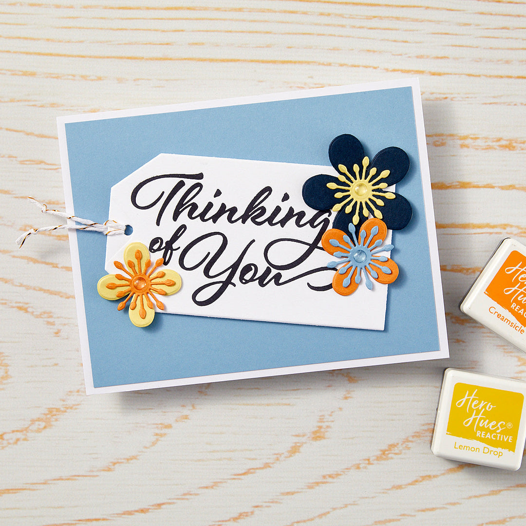 Love & Thinking of You BetterPress + Foil Plates from the Friendship Blooms Collection