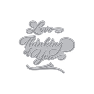 Love & Thinking of You BetterPress + Foil Plates