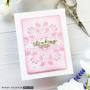 Lavish Flourish Letterpress + Foil Plate from the Lovely LetterPress Collection