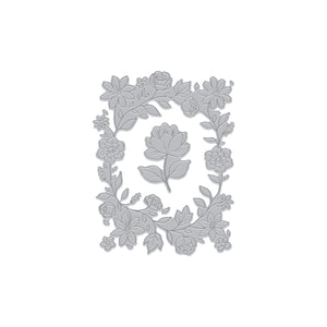 Floral Border Letterpress + Foil Plate from the Lovely LetterPress Collection