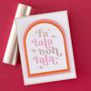 Fa La La Letterpress + Foil Set