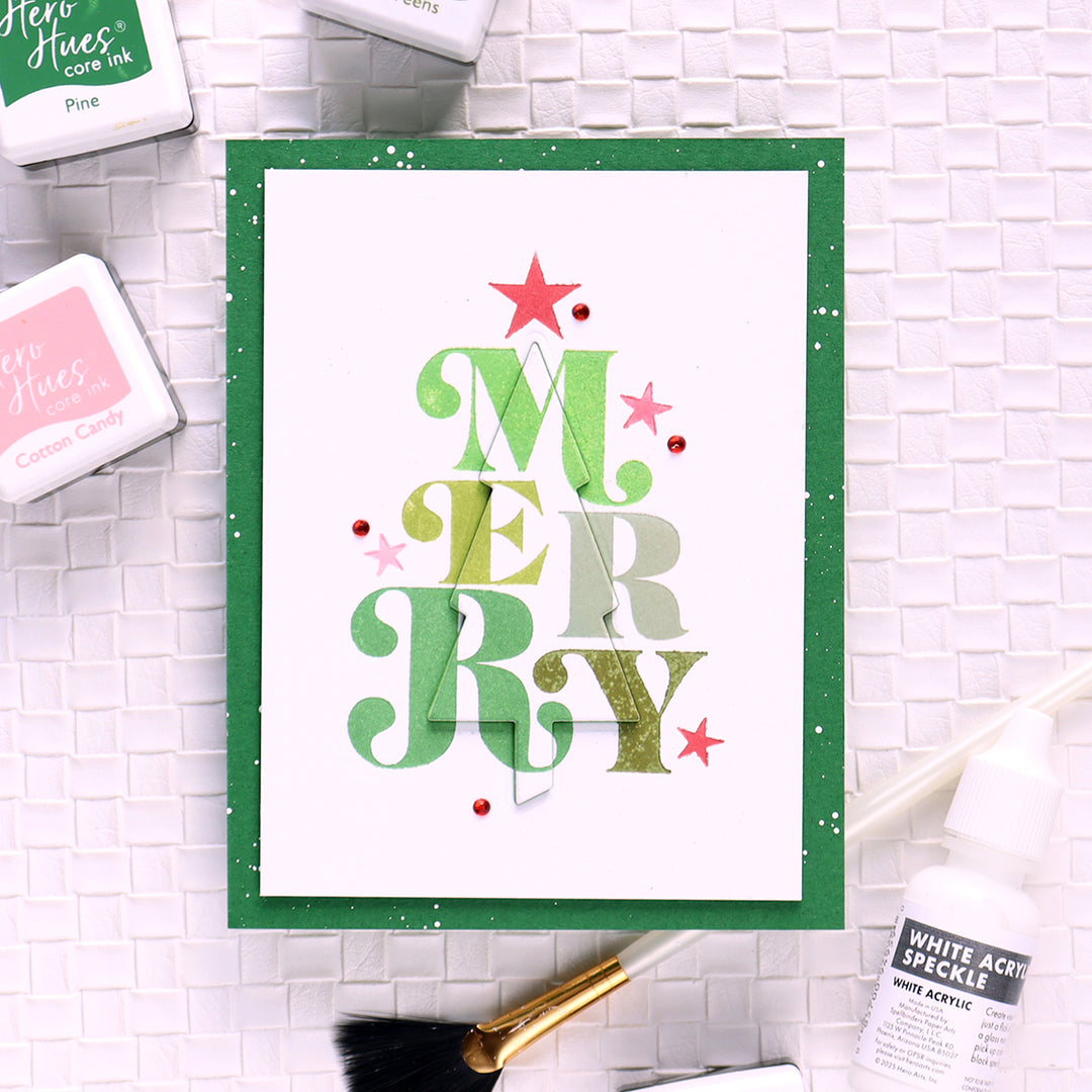 Hero Arts White Acrylic Speckle Ink