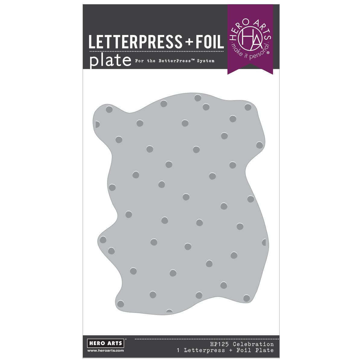 Celebration BetterPress + Foil Plate from the Yule Fuel Collection