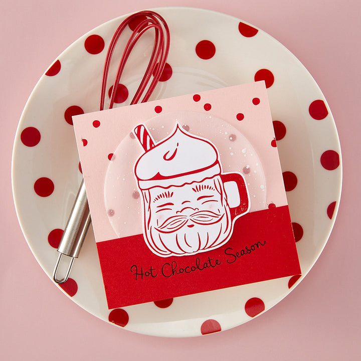 Cup of Cheer Letterpress + Foil Plates