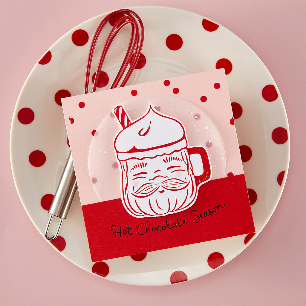 Cup of Cheer BetterPress + Foil Plate from the Yule Fuel
