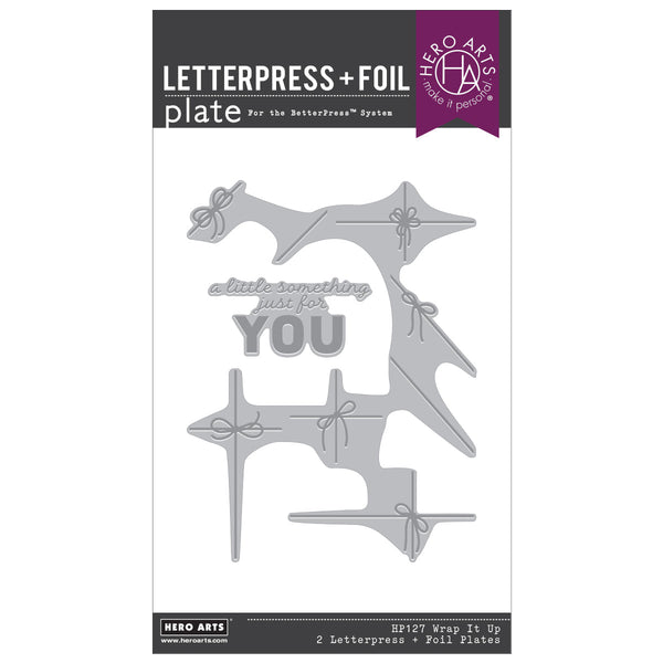 Wrap it Up Letterpress + Foil Plates with Placement Guide