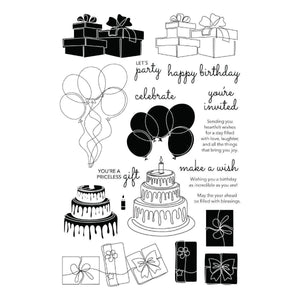 Ranger Birthday Party Clear Stamp Set by Simon Hurley create.