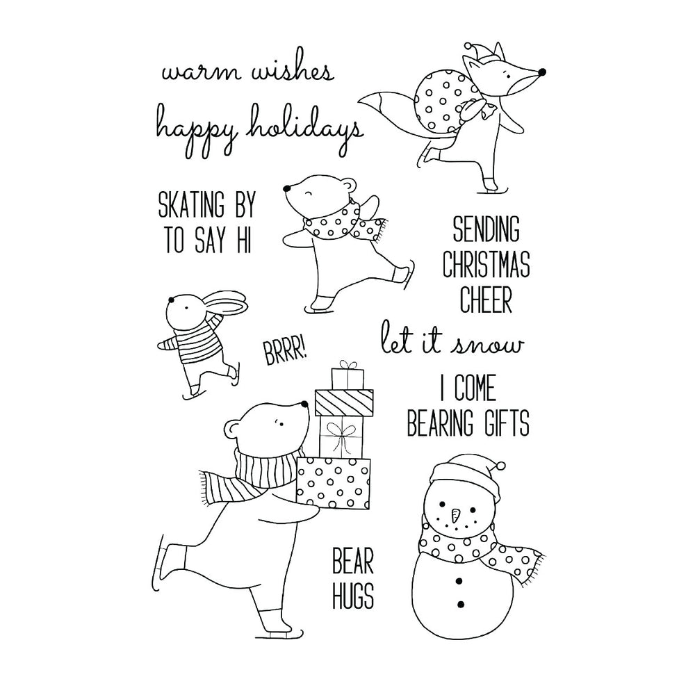 Skating By Stamp and Die Bundle by Simon Hurley