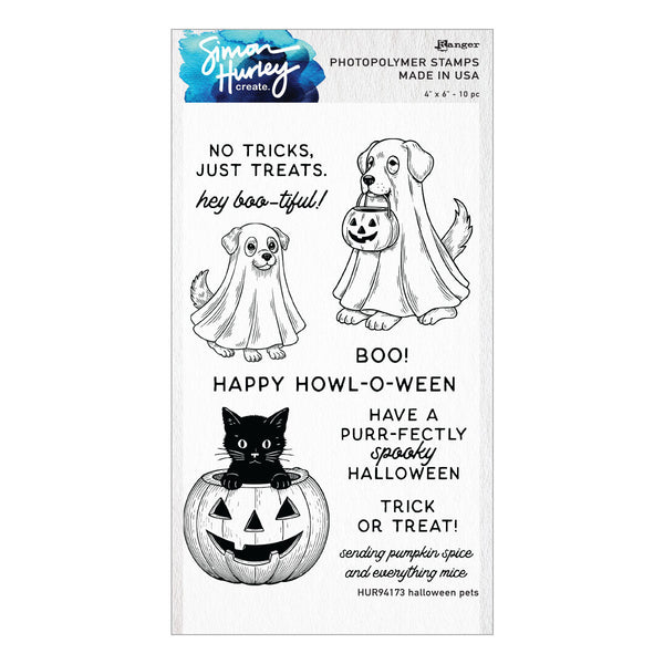 Halloween Pets Stamp & Die Bundle by Simon Hurley