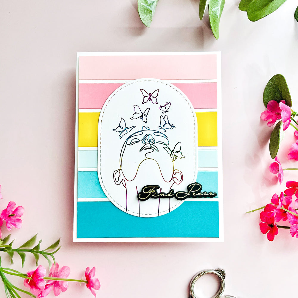 Whisper Weave Press + Foil Plate & Die Set by Jaycee Gaspar